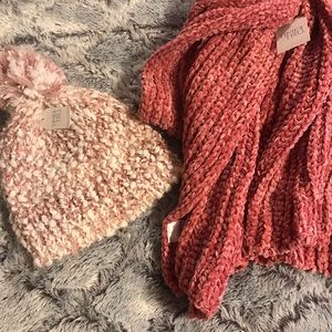 Scarf and beanie set